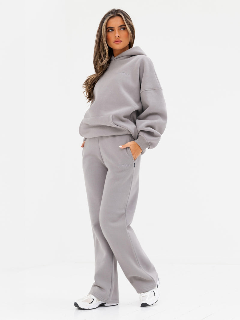 Isla Oversized Hoodie - Mittelgrau