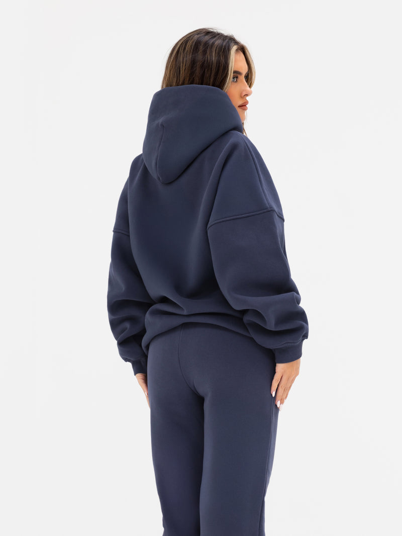 Isla Oversized Hoodie - True Navy
