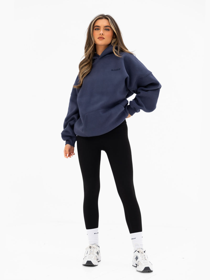 Isla Oversized Hoodie - True Navy