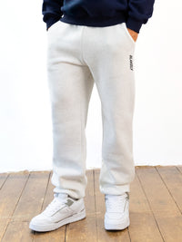 Italic Linear Relaxed Sweatpants - Marl White