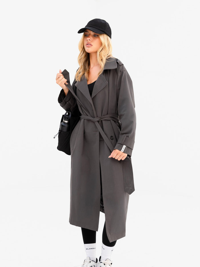 Amara Trenchcoat - Grau