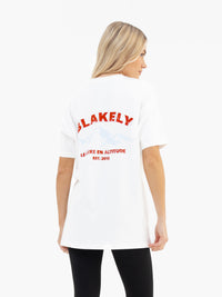 Amari Altitude Oversized T-Shirt - Flat White