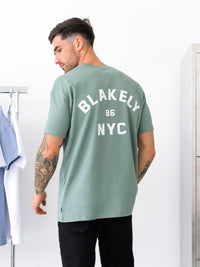 NYC Relaxed T-Shirt - Salbeigrün