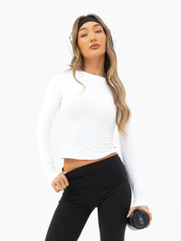 Lucia Long Sleeve Top - Weiß