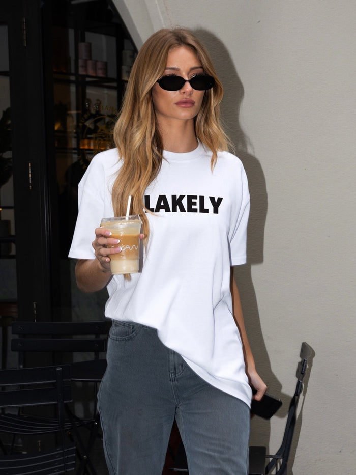 Studio Oversized T-Shirt - Weiß