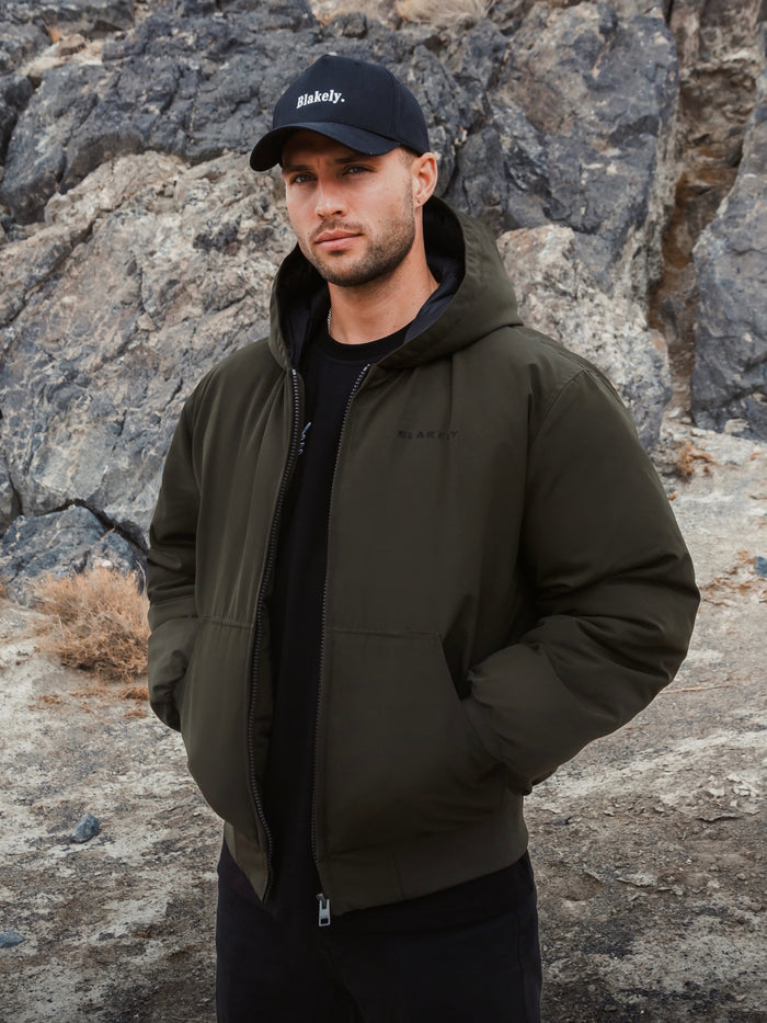 Layton Hooded Jacket - Khakigrün