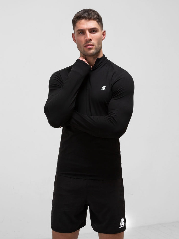 Apex Tech 1/4 Zip Top - Schwarz