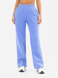 Isabel Wide Leg Sweatpants - Kornblumenblau