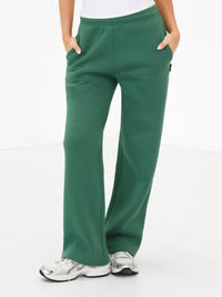 Isabel Wide Leg Sweatpants - Jade-groen