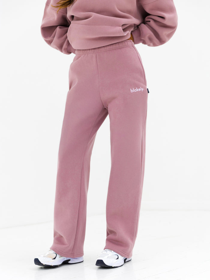 Lexi Wide Leg Sweatpants - Altrosa