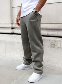 Leo Wide Leg Sweatpants - Safari Green