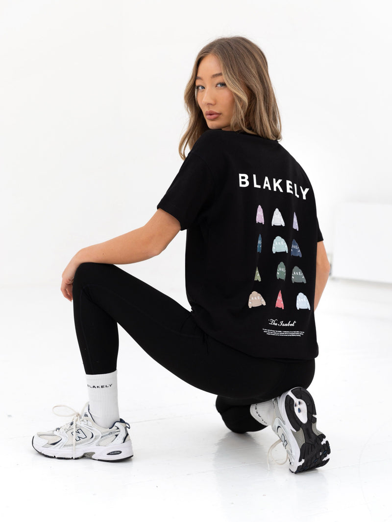 Isabel Icon Oversized T-Shirt - Black