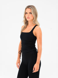 Ultimate Ruched Vest - Black