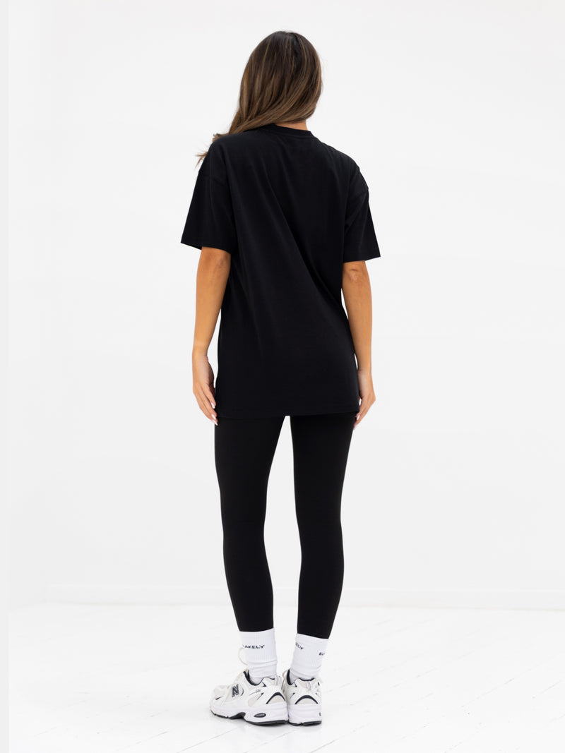 Isla Oversized T-Shirt - Schwarz