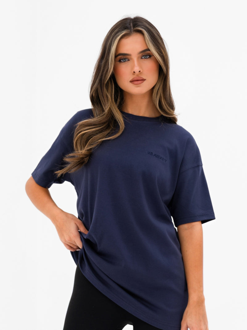 Isla Oversized T-Shirt - True Navy
