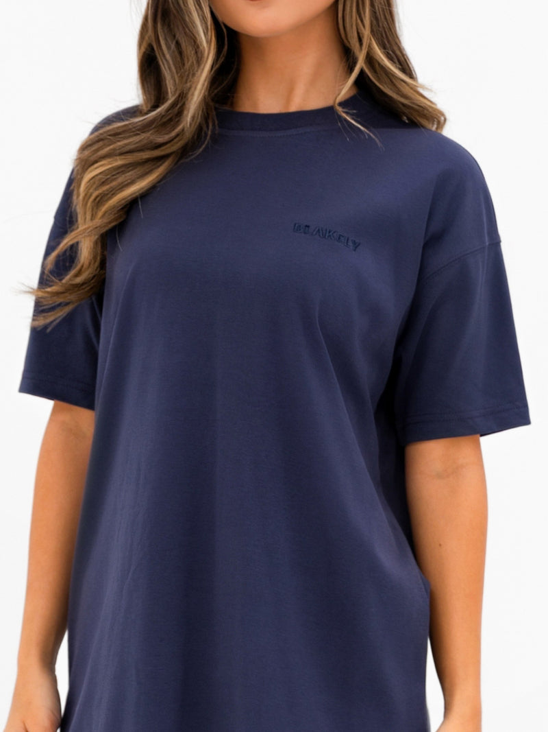 Isla Oversized T-Shirt - True Navy