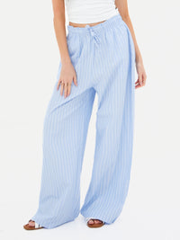 Elodie Stripe Trousers - Blauw