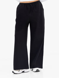Maya Wide Leg Trousers - Schwarz