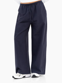 Maya Wide Leg Trousers - Echte Marine
