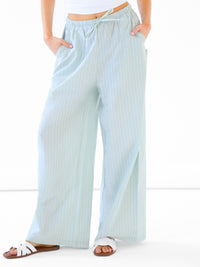 Summer Stripe Trousers - Grüner Streifen