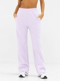 Georgia Wide Leg Sweatpants - Lilac