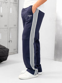Zayd Wide Leg sweatpants - Tiefe Marine
