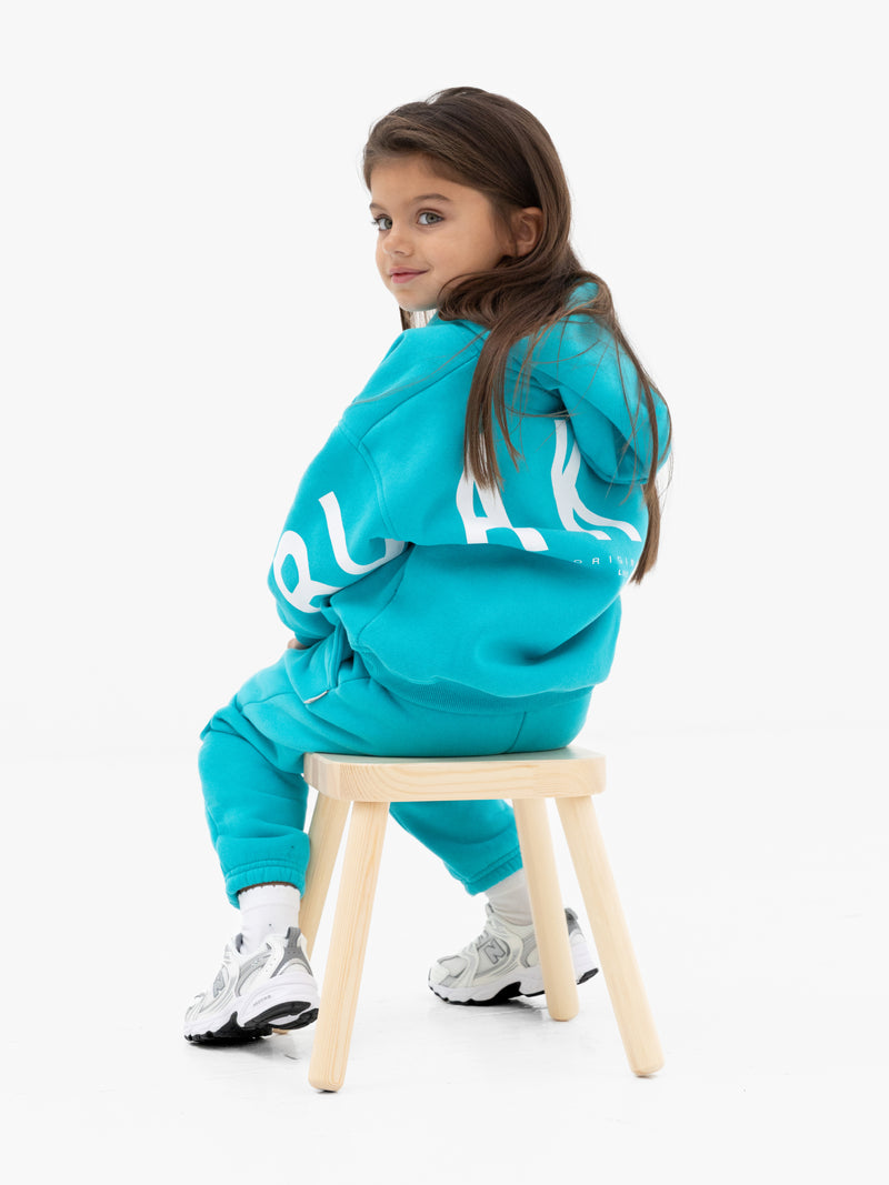 Mini Blakely Hoodie - Aqua