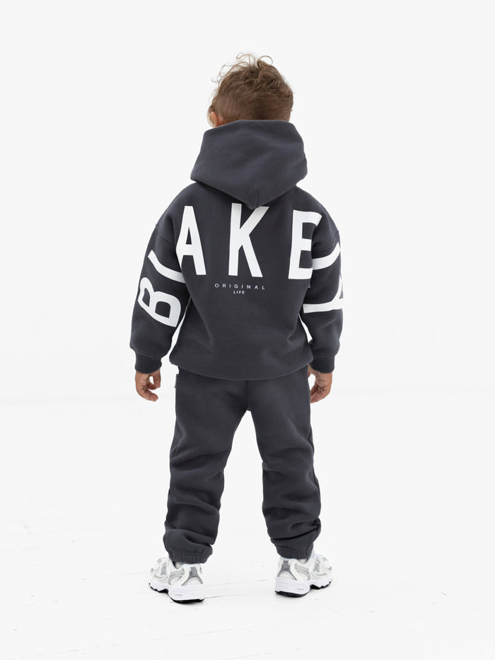 Mini Blakely Hoodie - Holzkohle