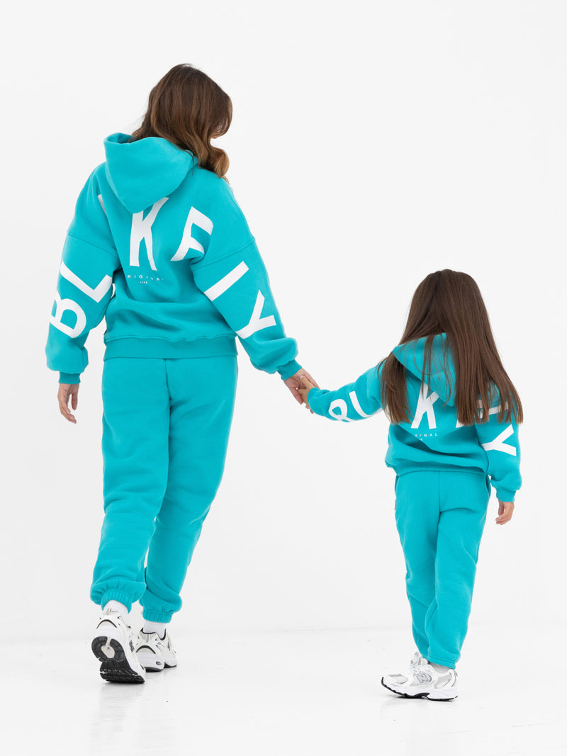Mini Blakely Sweatpants - Aqua
