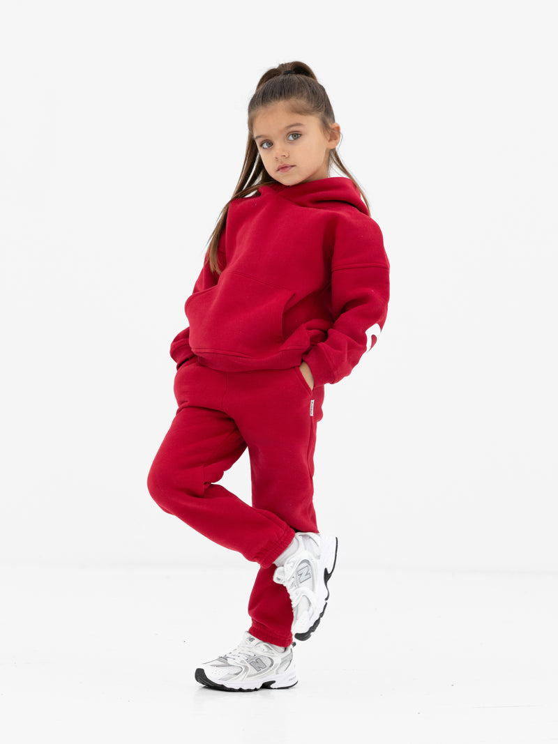 Mini Blakely Sweatpants - Kirschrot