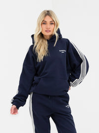 Immani Oversized Hoodie - Tiefe Marine