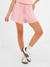Ayla Cotton Shorts - Rose Pivoine