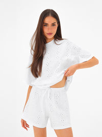 Amina Oversized T-Shirt - White