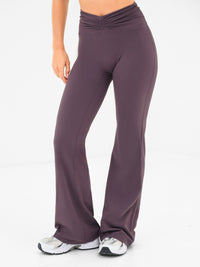 Ultimate Ruched Flares - Midnight Plum
