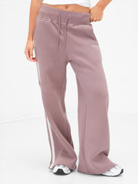 Yasmin Wide Leg Sweatpants - Staubiges Rosa