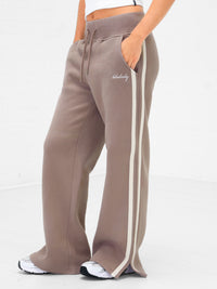 Yasmin Wide Leg Sweatpants - Brun Doux