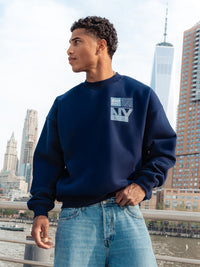 Brooklyn 610 Relaxed Jumper - Navy