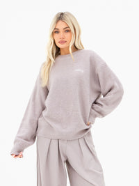 Mindy Knitted Jumper - Pebble