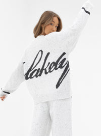 Margot Oversized Knitted Jumper - Wolkengrau