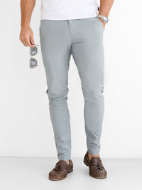 Stretch Chinos - Hellgrau