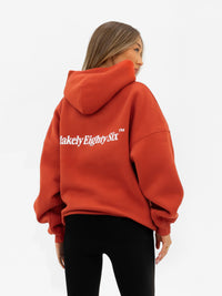 Romi Oversized Hoodie - Rood gewassen