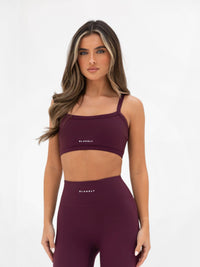 Ultimate Sports Bra - Dunkle Kirsche