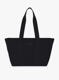 Quilted Tote Bag - Black