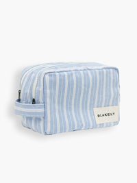 Elena Stripe Travel Bag - Bleu clair