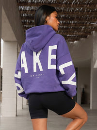 Isabel Oversized Hoodie - Kräftiges Lila