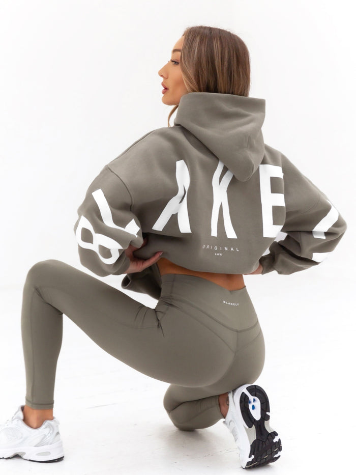 Isabel Hoodie & Leggings Set - Safarigrün