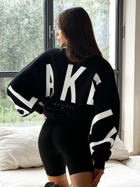 Isabel Oversized Jumper - Zwart