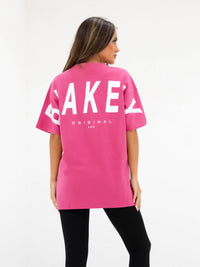 Isabel Oversized T-Shirt - Hot Pink