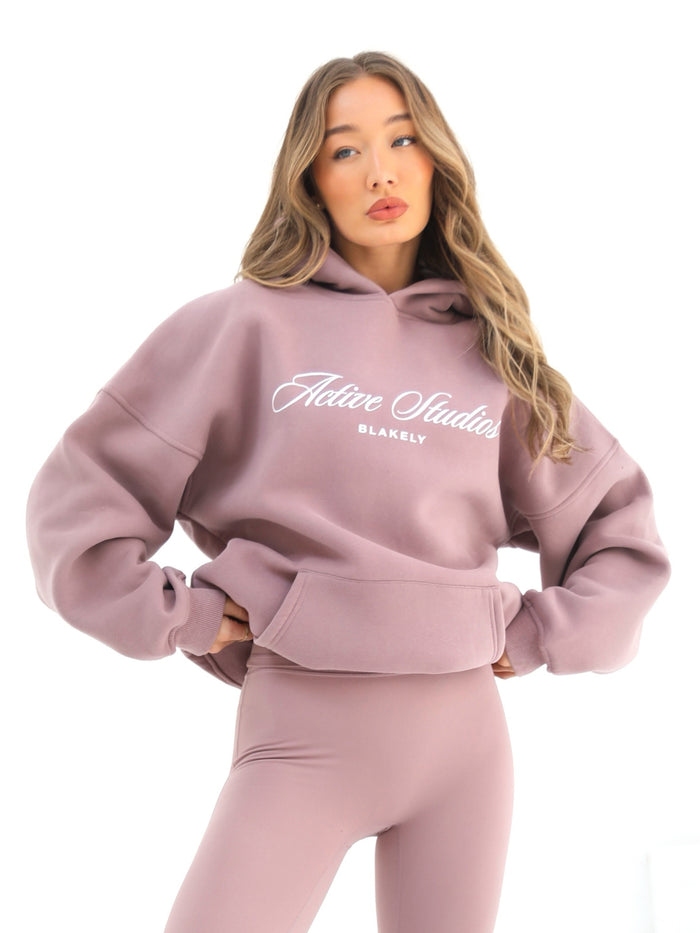 Off Duty Oversized Hoodie - Altrosa