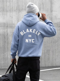 NYC Relaxed Hoodie - Nuageux Bleue